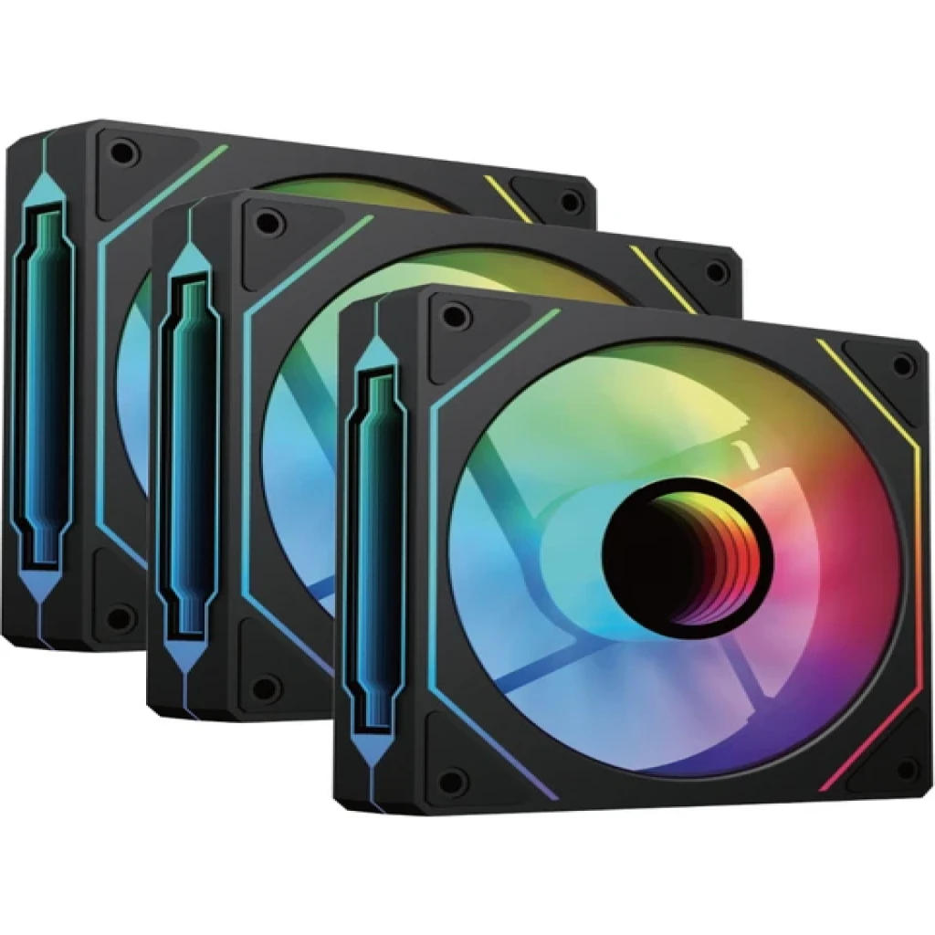 VENTO VF1202FI, 120mm, ARGB, Kasa Fanı, 3-lü Paket