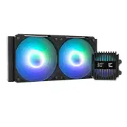 Zalman ALPHA2 V2 A24 Siyah 71 CFM 1800RPM 2*12cm ARGB Fan AM5 / LGA1851 240mm Sıvı Soğutmalı CPU Fan